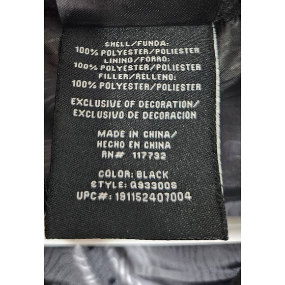 Zeroxposure Womens Velour‎ Puffer Vest Black Size Large Soft 2 Pocket - Picture 6 of 7